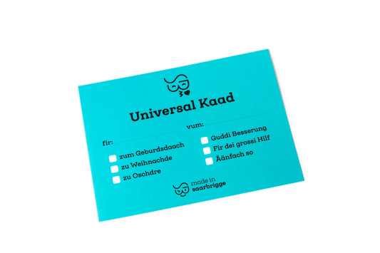 Postkarte universal 5er Paket